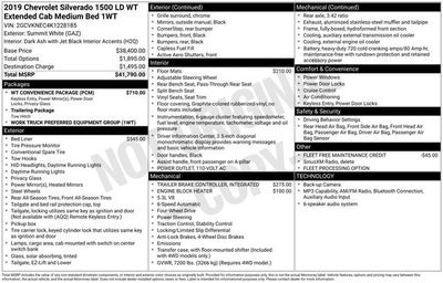 2019 Chevrolet Silverado 1500 LD WT