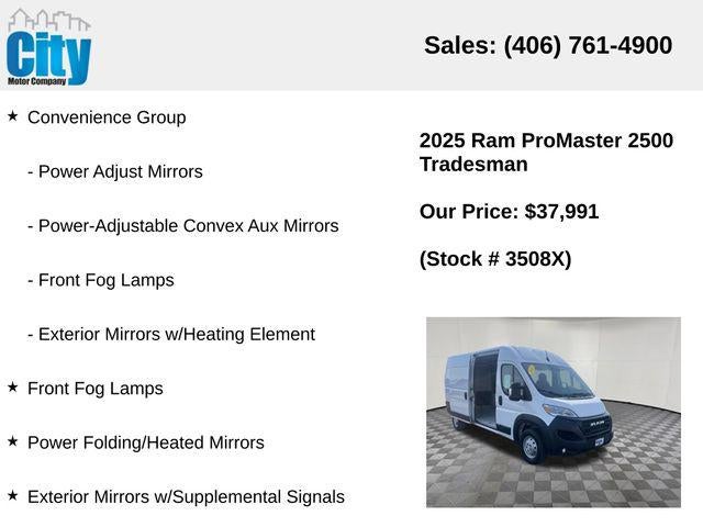 2025 RAM ProMaster 2500 High Roof