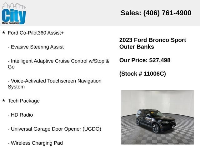 2023 Ford Bronco Sport Outer Banks