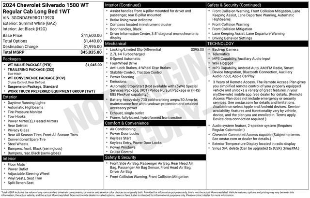 2024 Chevrolet Silverado 1500 WT