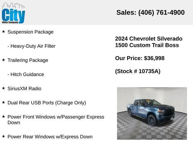 2024 Chevrolet Silverado 1500 Custom Trail Boss