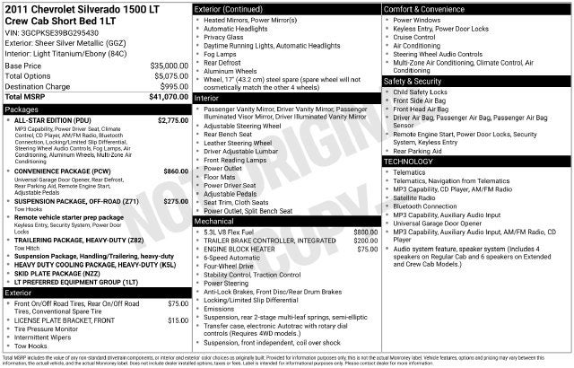 2011 Chevrolet Silverado 1500 LT