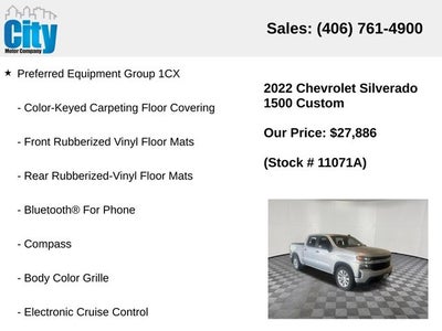 2022 Chevrolet Silverado 1500 LTD Custom