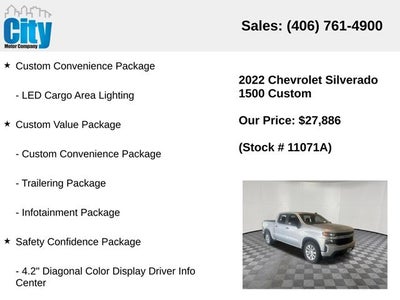 2022 Chevrolet Silverado 1500 LTD Custom