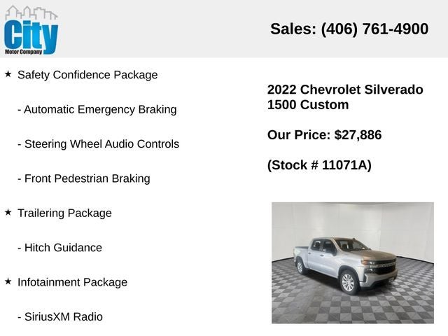 2022 Chevrolet Silverado 1500 LTD Custom
