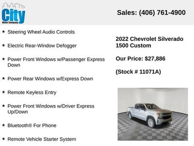 2022 Chevrolet Silverado 1500 LTD Custom