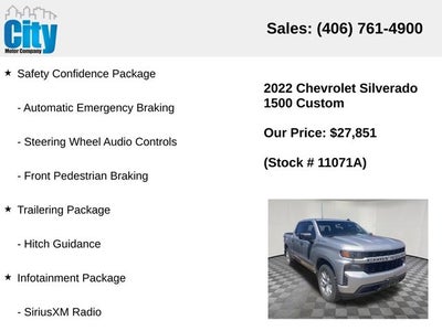 2022 Chevrolet Silverado 1500 LTD Custom