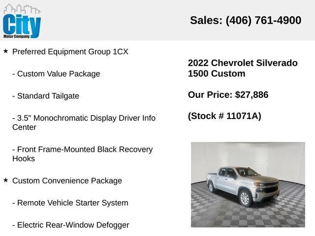 2022 Chevrolet Silverado 1500 LTD Custom