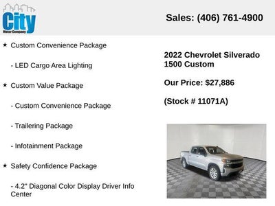 2022 Chevrolet Silverado 1500 LTD Custom