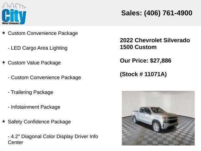 2022 Chevrolet Silverado 1500 LTD Custom