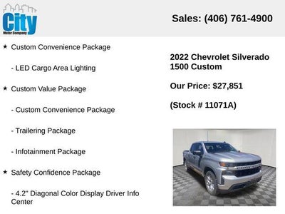 2022 Chevrolet Silverado 1500 LTD Custom