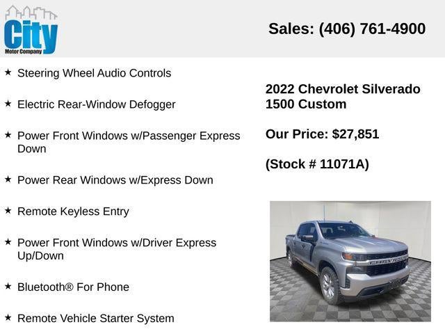 2022 Chevrolet Silverado 1500 LTD Custom