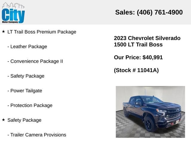 2023 Chevrolet Silverado 1500 LT Trail Boss