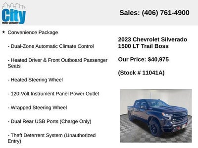 2023 Chevrolet Silverado 1500 LT Trail Boss