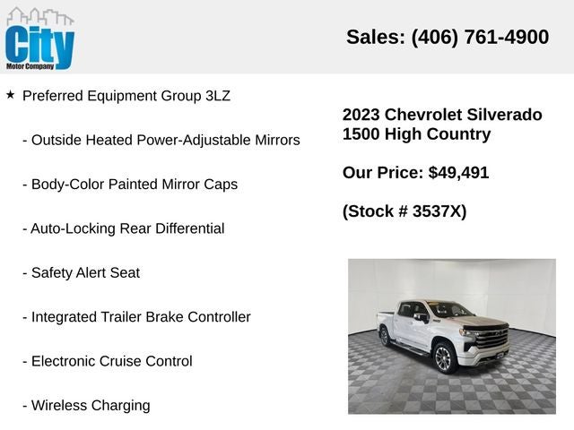 2023 Chevrolet Silverado 1500 High Country