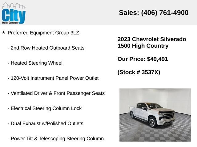 2023 Chevrolet Silverado 1500 High Country