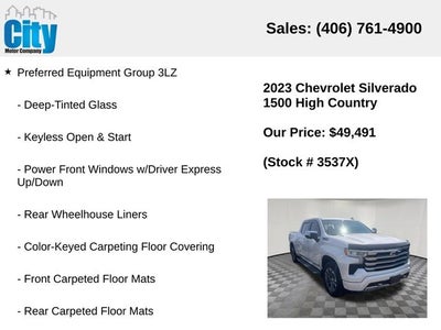2023 Chevrolet Silverado 1500 High Country