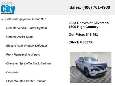 2023 Chevrolet Silverado 1500 High Country