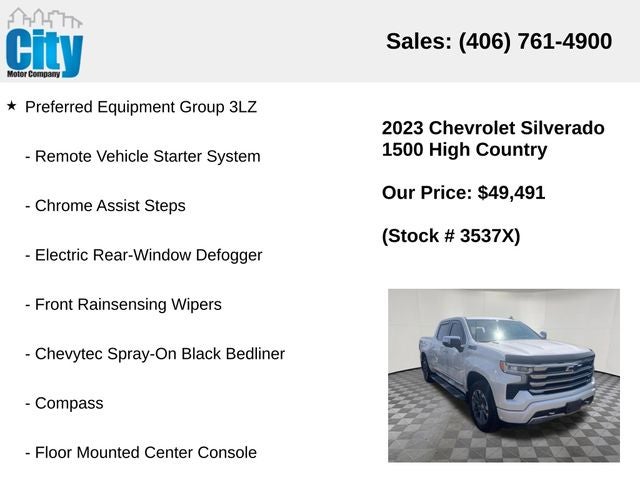 2023 Chevrolet Silverado 1500 High Country