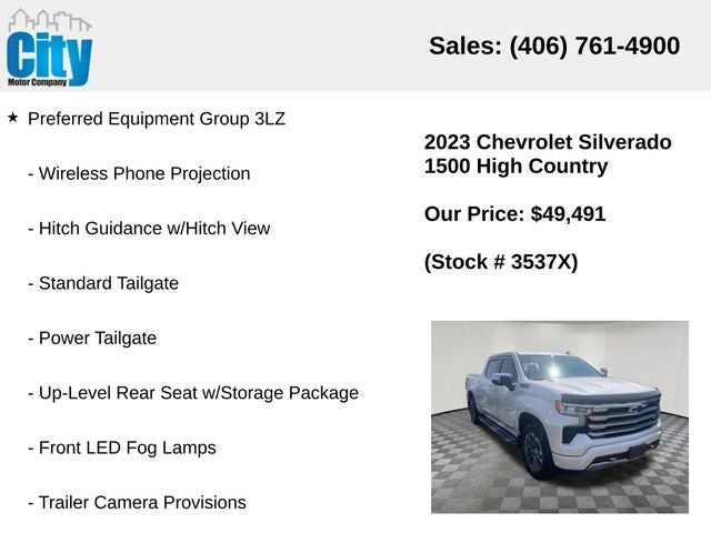 2023 Chevrolet Silverado 1500 High Country