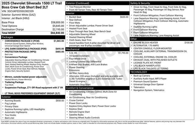2025 Chevrolet Silverado 1500 LT Trail Boss