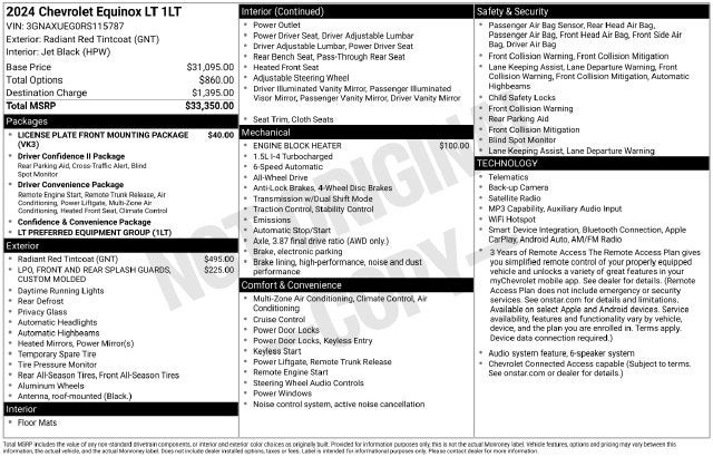 2024 Chevrolet Equinox LT