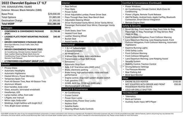 2022 Chevrolet Equinox LT