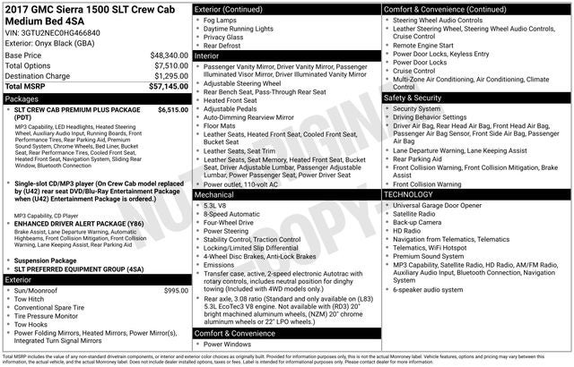 2017 GMC Sierra 1500 SLT