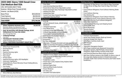2025 GMC Sierra 1500 Denali