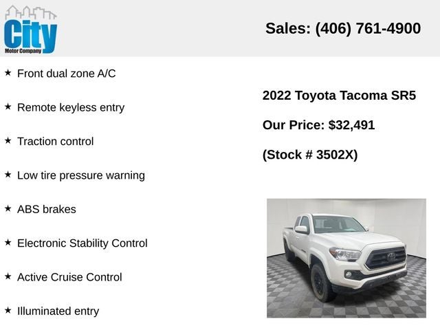 2022 Toyota Tacoma SR5 V6