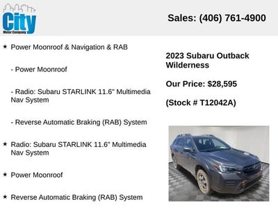 2023 Subaru Outback Wilderness