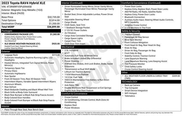 2023 Toyota RAV4 Hybrid XLE