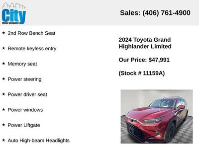2024 Toyota Grand Highlander Limited