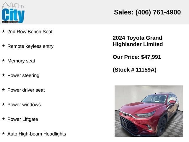 2024 Toyota Grand Highlander Limited
