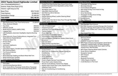 2024 Toyota Grand Highlander Limited