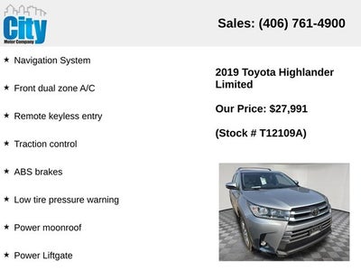 2019 Toyota Highlander Limited