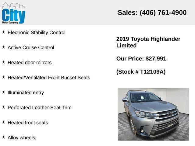 2019 Toyota Highlander Limited