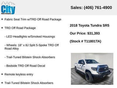 2018 Toyota Tundra SR5