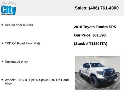 2018 Toyota Tundra SR5