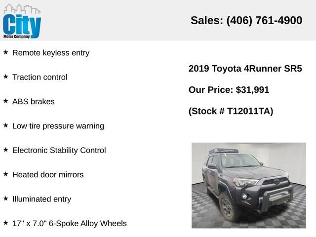 2019 Toyota 4Runner SR5