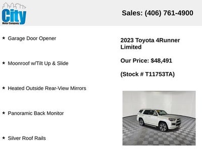 2023 Toyota 4Runner Limited