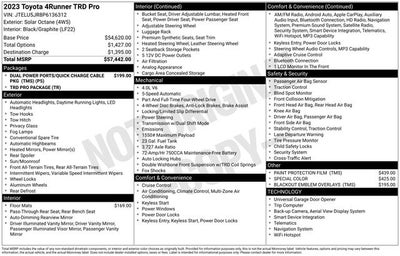 2023 Toyota 4Runner TRD Pro