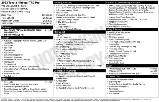 2023 Toyota 4Runner TRD Pro