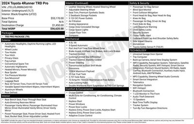 2024 Toyota 4Runner TRD Pro