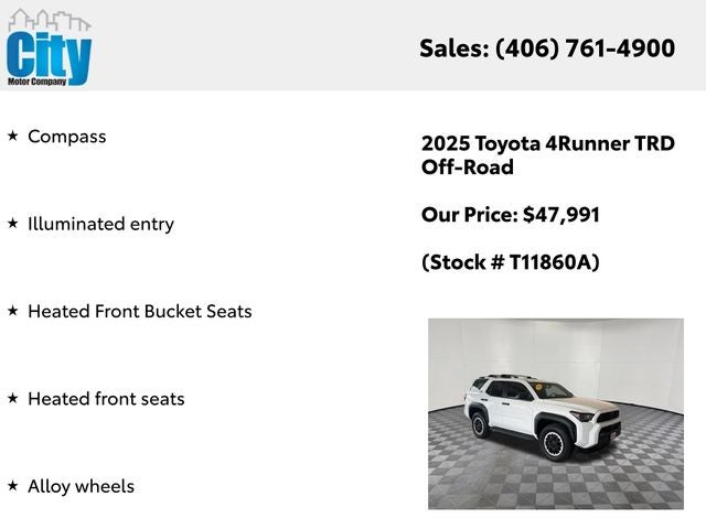 2025 Toyota 4Runner TRD Off-Road