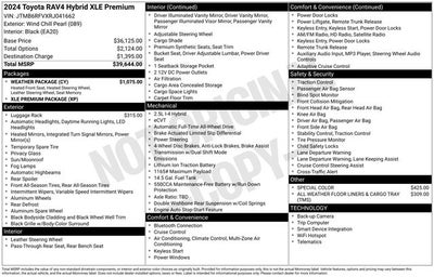 2024 Toyota RAV4 Hybrid XLE Premium