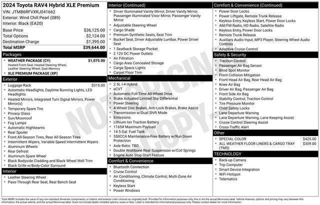 2024 Toyota RAV4 Hybrid XLE Premium