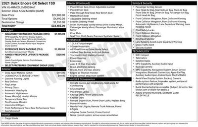 2021 Buick Encore GX Select