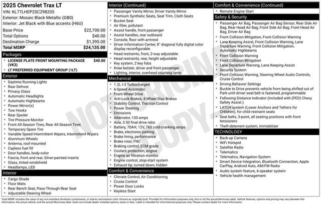 2025 Chevrolet Trax LT