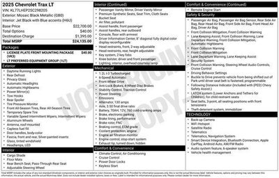 2025 Chevrolet Trax LT